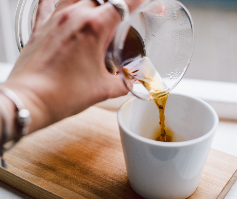 Coffee Being Poured Into Mug Coffee Being Poured Into Mug